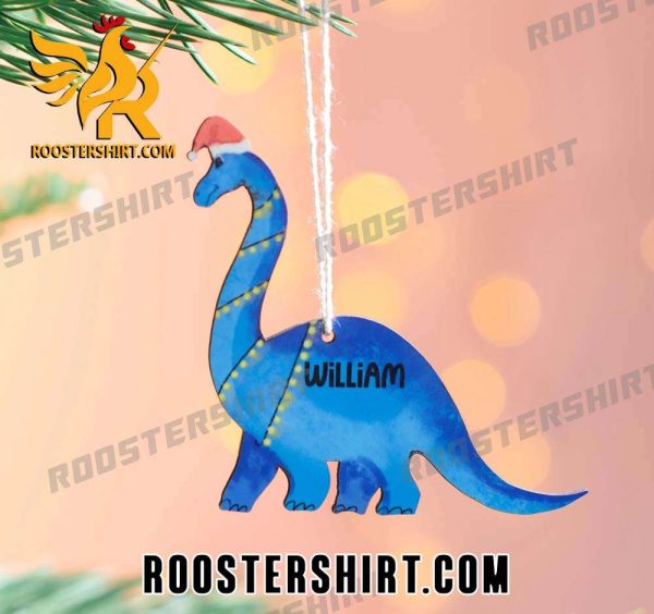 Personalise Christmas Tree Decoration Dinosaur Charm Pendant Cartoon