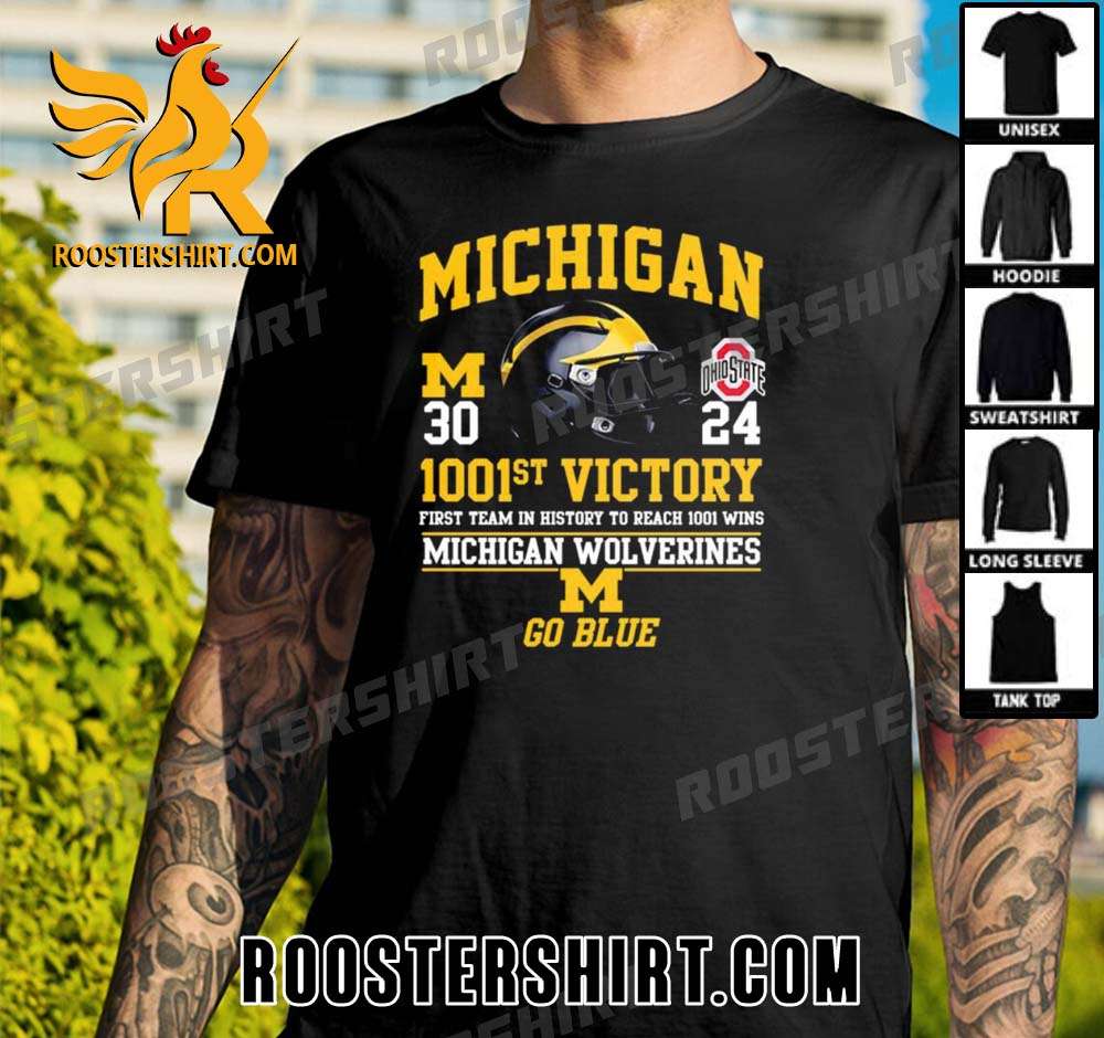 Premium 1001st Victory Michigan Wolverines Go Blue Unisex T-Shirt
