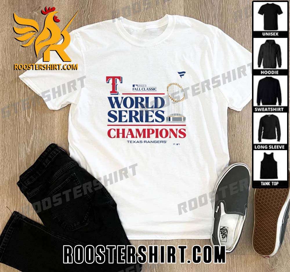Premium 2023 Fall Classic World Series Champions Texas Rangers Unisex T-Shirt