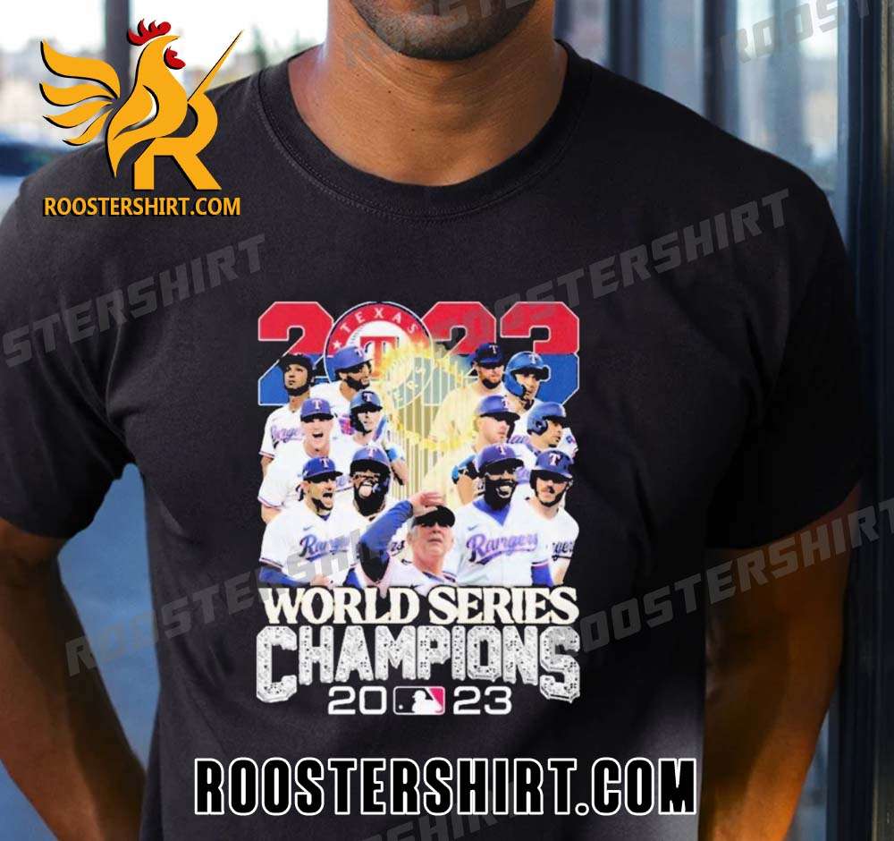 Premium 2023 World Baseball Champions 2023 Texas Rangers Players Unisex T-Shirt