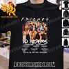 Premium 30 Years 1994-2024 Friends Rip Matthew Perry Thank You for the memories signatures Unisex T-Shirt