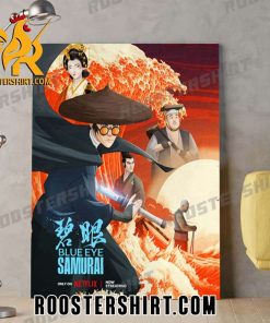 Premium Blue Eye Samurai Only On Netflix Poster Canvas