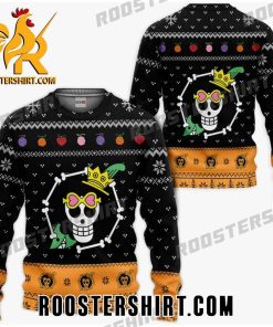 Premium Brook Symbol OP Ugly Sweater Christmas Gift For Anime Fans