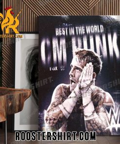 Premium CM Punk Return To WWE WWE Survivor Series 2024 Poster Canvas