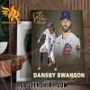 Premium Chicago Cubs Dansby Swanson Rawlings Gold Glove Winner Shortstop 2023 Poster Canvas