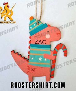 Premium Dinosaur Personalised Christmas Ornament