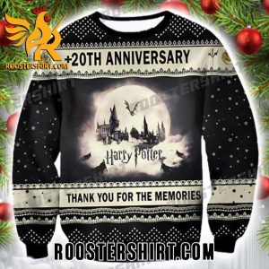 Premium Harry Potter 20th Anniversary Back to Hogwarts Ugly Christmas Sweater