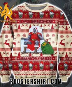 Premium I Am Dr Doom Merry Christmas Marvel Ugly Christmas Sweater
