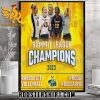 Premium Kansas City Roos Volleyball Are The 2023 Summit League Champions Poster Canvas