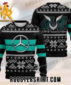 Premium Lewis Hamilton Logo X Mercedes-AMG PETRONAS F1 Team Ugly Sweater