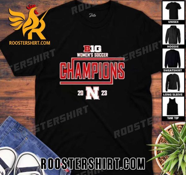 Premium NCAA Nebraska Huskers Big Ten Women’s Soccer Champions Unisex T-Shirt