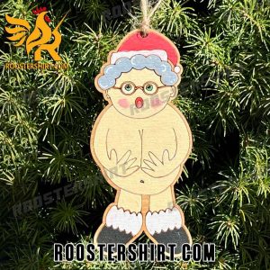 Premium Naked Santa Womens Ornament