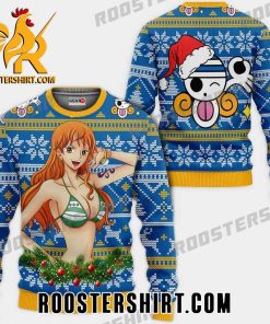 Premium Nami Ugly Christmas Sweater Gift For Anime Fans
