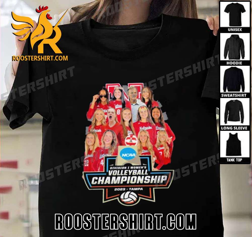 Premium Nebraska Huskers NCAA Division I Women’s Volleyball Championship 2023-Tampa Unisex T-Shirt