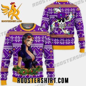 Premium Nico Robin Ugly Christmas Sweater Gift For Anime Fans