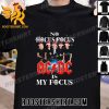 Premium No Hocus Pocus AC DC Band Is My Focus Christmas Unisex T-Shirt