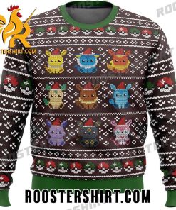 Premium Pokemon Eeveelution Ugly Christmas Sweater