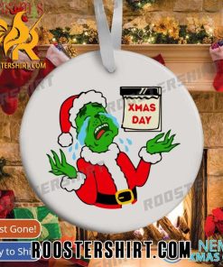 Premium The Grinch Christmas Xmas Day Ornament