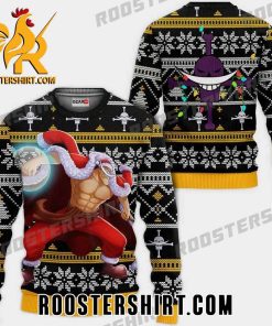 Premium Whitebeard Ugly Christmas Sweater Gift For Anime Fans