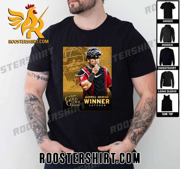 Quality Arizona Diamondbacks Gabriel Moreno Rawlings Gold Glove Winner Catcher 2023 T-Shirt