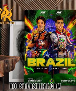 Quality Back-To-Back Brazilian Champions Felipe Drugovich And Gabriel Bortoleto Poster Canvas