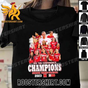 Quality Big Ten Conference Champions 2023 Nebraska Cornhuskers Women’s Volleyball Unisex T-Shirt