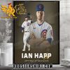 Quality Chicago Cubs Ian Happ Rawlings Gold Glove Winner Left Field 2023 Poster Canvas
