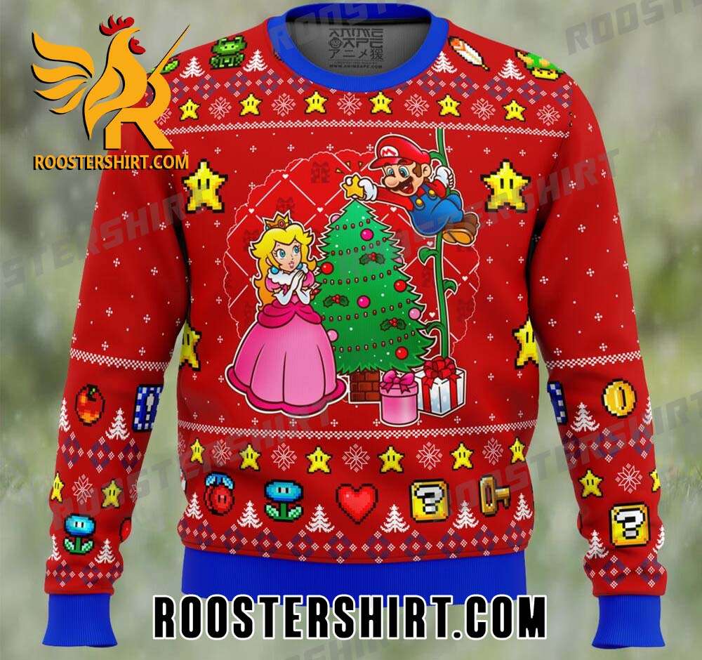 Quality Come and See the Christmas Tree Super Mario Ugly Christmas Sweater