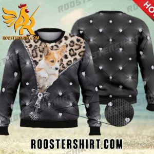 Quality Corgi Zipper Full Print For Dog Lovers 3D Ugly Sweater