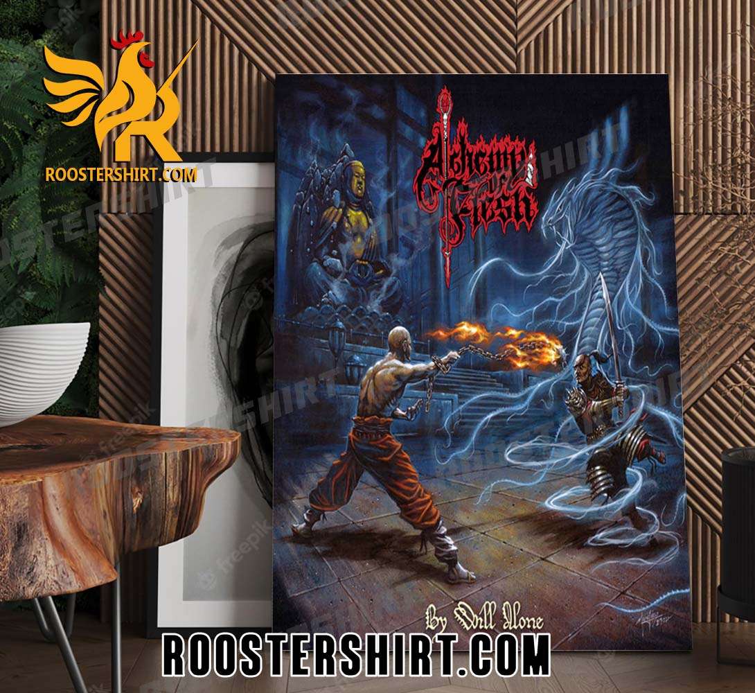 Quality Death Metal Solo Brand Alchemy Of Flesh Released Latest Studio Album By Will Alone Poster Canvas