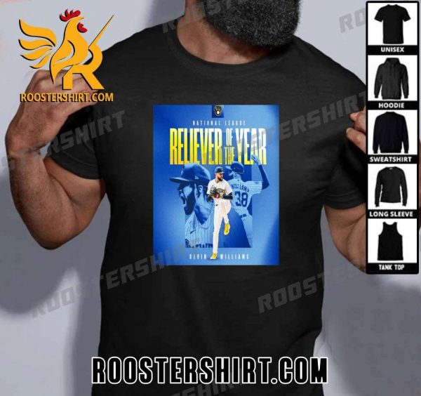 Quality Devin Williams Is 2023 Trevor Hoffman NL Reliever Of The Year T-Shirt