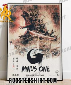 Quality Godzilla Minus One New Japanese Version Poster Canvas