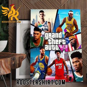 Quality Grand Theft Auto VI NBA Version Poster Canvas