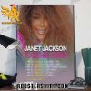 Quality Janet Jackson Togerther Again In Manila And Japan 2024 Poster Canvas