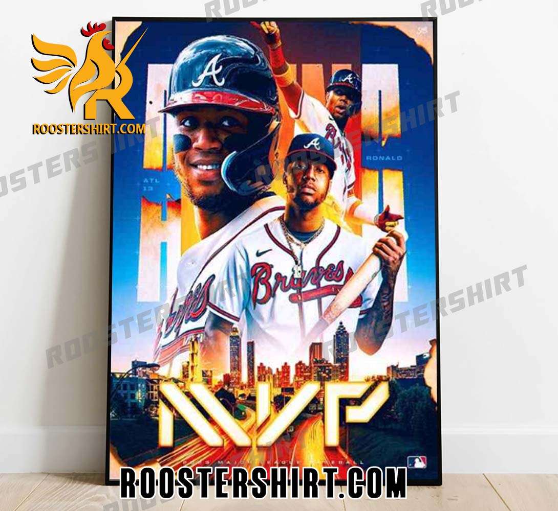 Quality MLB National League MVP Ronald Acuna Jr Of Atlanta Braves Poster Canvas