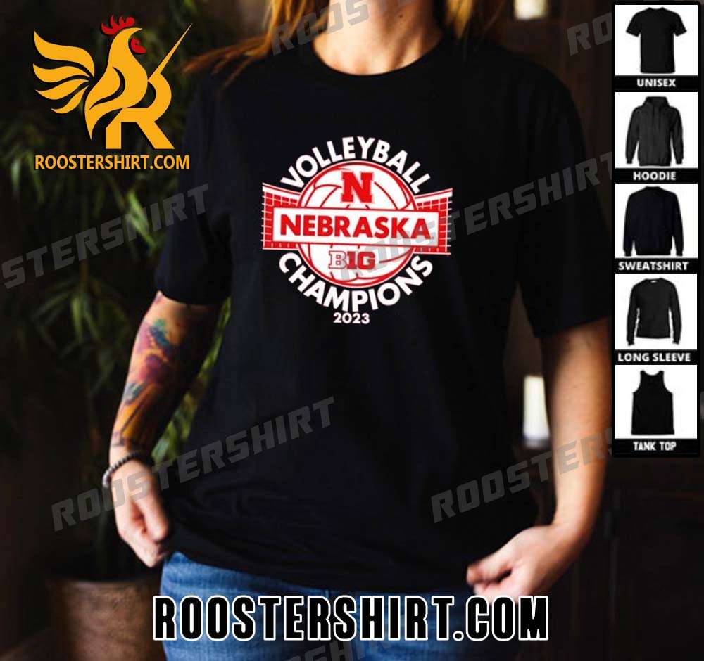 Quality Nebraska Huskers 2023 Big Ten Women’s Volleyball Regular Season Champions Unisex T-Shirt