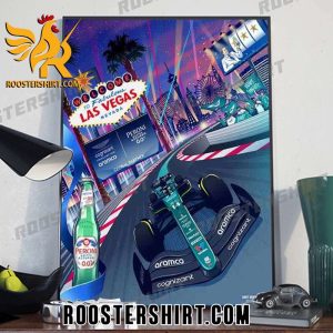 Quality Over 40 Years Later It Is Back Las Vegas GP 2023 And Aston Martin F1 Is Ready Poster Canvas