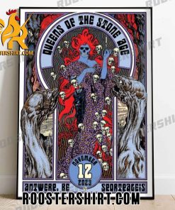Quality Queens Of The Stone Age Antwerp BE At Sportpaleis Poster Canvas