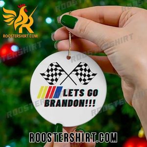 Racing Nascar Lets Go Brandon Ornament