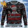 Rick Sanchez Tis The Season To Get Riggity Riggity Wrecked Son Rick And Morty Ugly Christmas Sweater