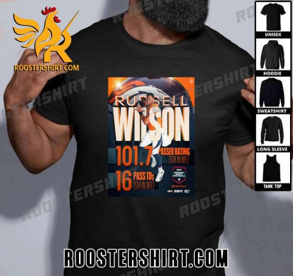Russell Wilson Stats Career NFL T-Shirt