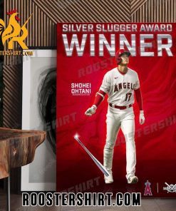 Silver Slugger Award Winner Shohei Ohtani MLB Poster Canvas