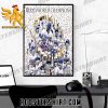 THE TEXAS RANGERS ARE WORLD CHAMPIONS NEW DESIGN POSTER CANVAS