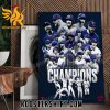 THE TEXAS RANGERS ARE WORLD SERIES CHAMPIONS 2023 POSTER CANVAS
