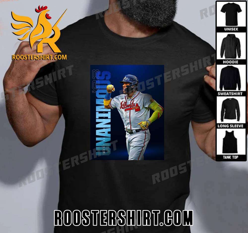 The 25-year-old Ronald Acuna Jr gets all 30 first place votes T-Shirt