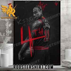 The King Of The Fourth DeMar DeRozan Chicago Bulls Poster Canvas