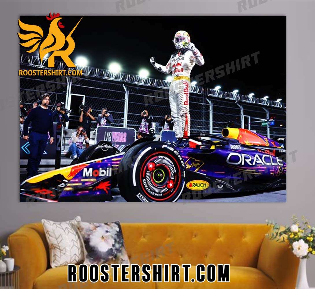 Welcome To Championship At Las Vegas GP 2023 Is Max Verstappen Poster Canvas