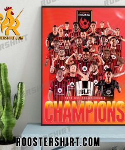 Welcome to USL Championship 2023 Phoenix Rising FC Champions Poster Canvas