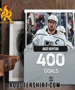 Welcome to the 400-goal club Anze Kopitar Poster Canvas