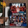What If WWE Survior Series 2023 War Games Poster Canvas
